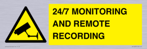 24/7 MONITORING AND REMOTE RECORDING